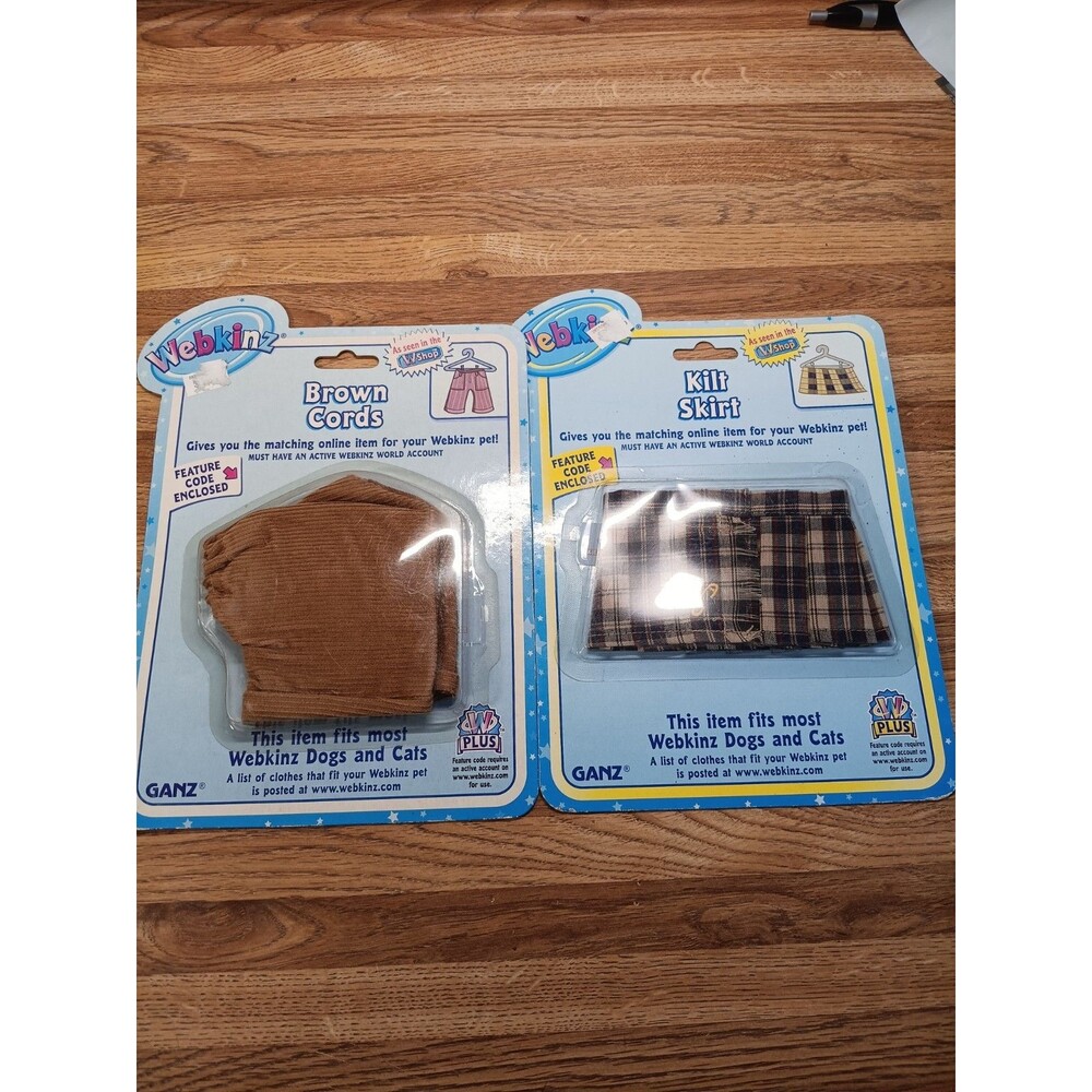 Webkinz Clothing Lot NOS